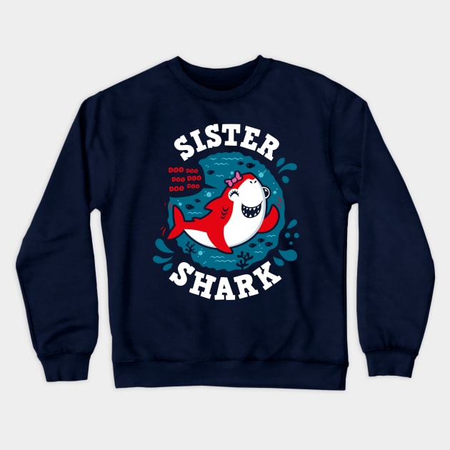 Sister Shark Crewneck Sweatshirt by Olipop